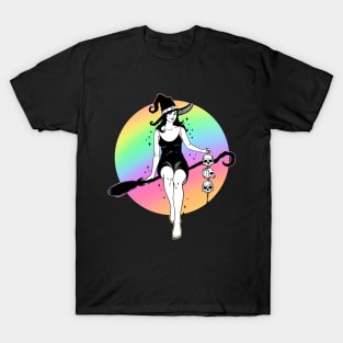 Broom Rider Witch T-Shirt